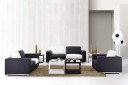 0894 Modern White and Black Sofa Set