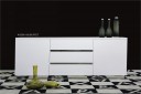 AC636-180 White Lacquer Buffet