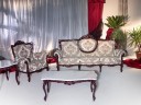 701 Ice Lame Traditional Fabric Sofa Set