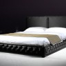 Bianca – Silky Black Modern Platform Bed