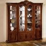 Klassica – Classic Italian Walnut 4 Door China Cabinet