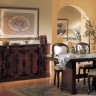 Flora Mahogany Traditional Dining Set