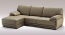 Geneve Italian Leather Sectional Sofa