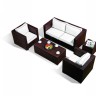 6420B Outdoor Sofa With Back Cushion