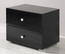 Lyrica Black Nightstand