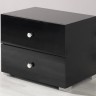 Lyrica Black Nightstand
