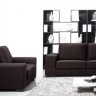 1065 – Black Fabric Reclining Sofa Set