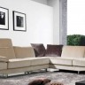 1060 – Beige Fabric Sectional Sofa (Right Facing)