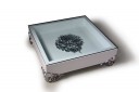 Emma – Blue Lacquer Modern Coffee Table